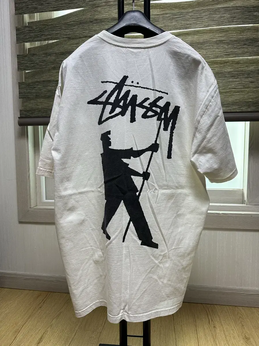 [XL]Stussy 화이트 반팔 티셔츠 (스투시)